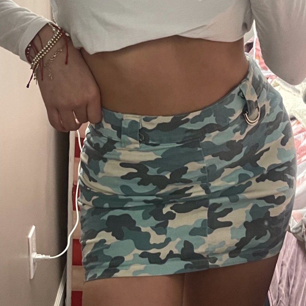 Fashion nova camouflage mini skirt
